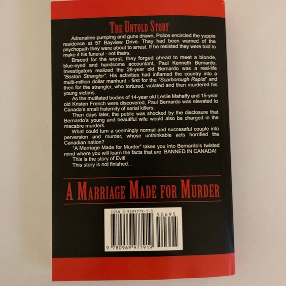 New book “A Marriage Made for Murder” by Brian O’Neill, signed by the author. - Picture 2 of 2